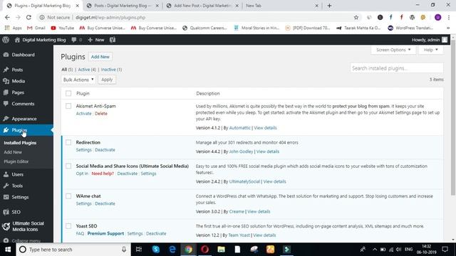 Understanding WordPress Admin Panel and Tabs || part 4 смотреть онлайн