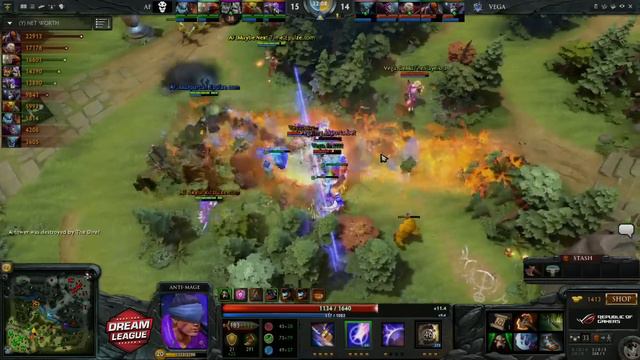 Team AD FINEM vs Vega Squadron [Game 2] ASUS ROG DreamLeague Season 6 - Dota Highlights смотреть онлайн