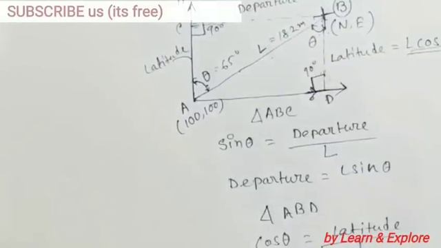 Coordinate System in Surveying//Concept//Theory (Calculation of Easting and Northing) смотреть онлайн