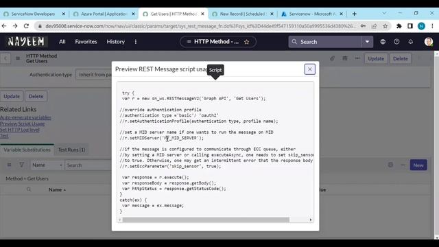 ServiceNow | How to get Users from Azure AD | ServiceNow Integration with Azure Portal #servicenow смотреть онлайн