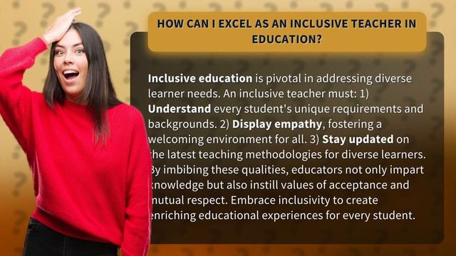 How Can I Excel as an Inclusive Teacher in Education? смотреть онлайн