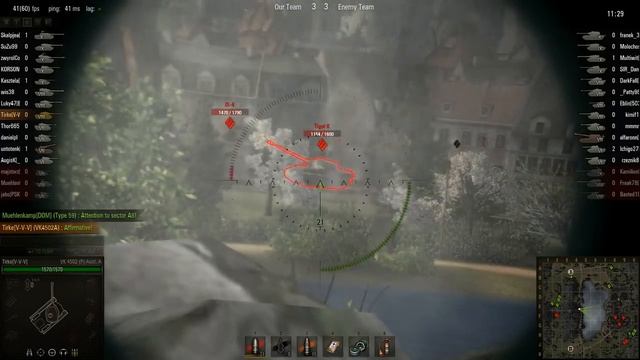 WOT: Lakeville - VK 4502 (P) Ausf. A - 3 frags смотреть онлайн