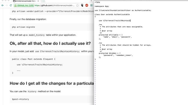 Quick Start using ModelHistory смотреть онлайн