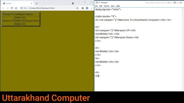 How to use marquee tag in html | marquee tag in html | marquee tag use in table | смотреть онлайн