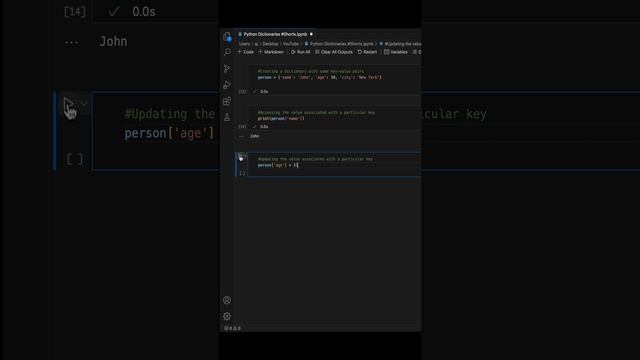 Python DICTIONARY Explained ✅ in under 60 SECONDS ?‼️ #python #programming #coding #tutorial смотреть онлайн