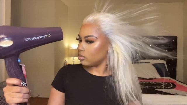 BOMB ASH BLONDE WIG INSTALL | START TO FINISH | CurlyMe hair смотреть онлайн