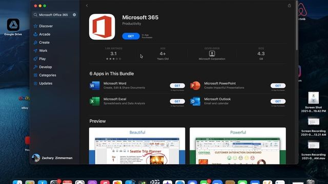 Accessing & Downloading Microsoft Office from App Store for MacOS смотреть онлайн