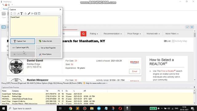 Scraping agent data, contact details and email from realtor website agent listings page смотреть онлайн