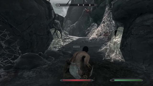The Naked Vampire And The Hunt For Auriels Bow Part 2 | SKYRIM