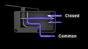 Проверка микропереключателя с тремя контактами
