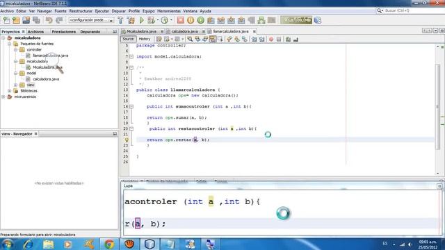 sumar, restar, multiplicar,dividir en java con un jframe utilizando modelo,controler,vista (manual) смотреть онлайн