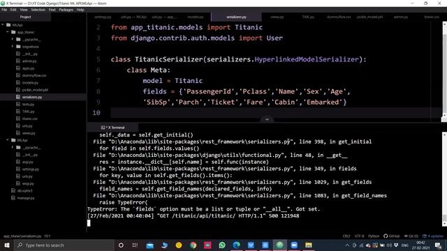 10 Titanic ML API Conclusion Part D смотреть онлайн