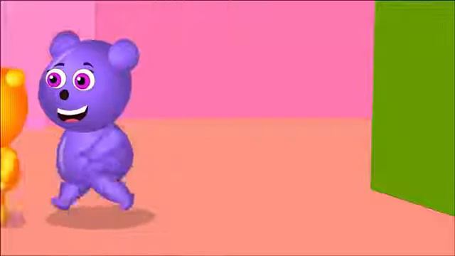 Mega Gummy Bear Building Toy House Finger Family Rhymes For Kids   Gummibear Fun Toys Cartoon