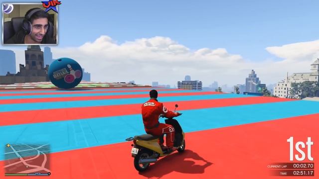 DODGE THE BALLS! - GTA 5 Funny Moments #734 смотреть онлайн
