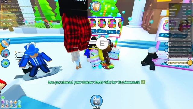 I Tried INFINITE GEMS Method, using EASTER GIFTS... (pet sim x) смотреть онлайн