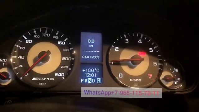 Щиток приборов AMG BRABUS для G class W463 G500 G55 смотреть онлайн
