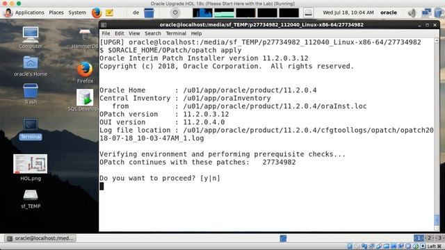 Apply the Oracle Database 11.2.0.4 Patch Set Update (PSU) July 2018 смотреть онлайн