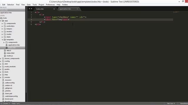08. ember.js cli - custom template, todos lists смотреть онлайн
