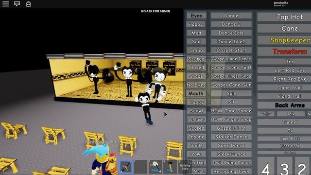 Makeshift creations song bendy and friends dancing ROBLOX смотреть онлайн