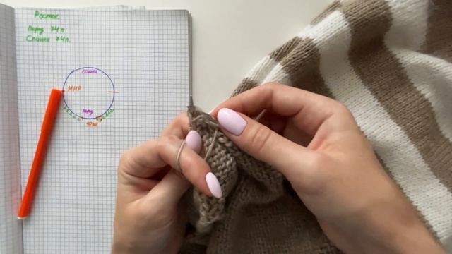 МАСТЕР - КЛАСС. УЮТНЫЙ СВИТЕР СПИЦАМИ смотреть онлайн