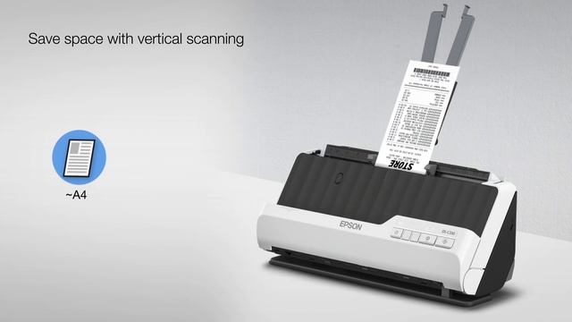 Epson DS-C330 Scanner - Vertical Scanning Feature смотреть онлайн