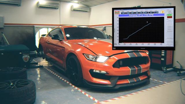 708 WHP Ford Mustang GT350. Dyno test. смотреть онлайн