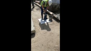 Проверка бетона конусом на прочность на просадку  12. 07. 2021 год.