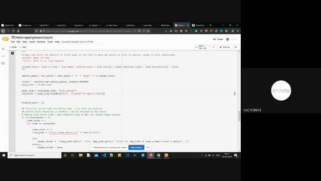 Learning Session-Python Web Scraping , bs4 , requests and Postman смотреть онлайн