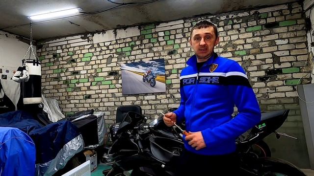 Kawasaki ZX-6R 2010 г.в. Замер компрессии регулировка клапанов смотреть онлайн