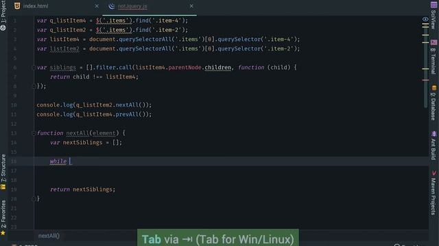 Select element siblings in plain/vanilla javascript [How To] смотреть онлайн