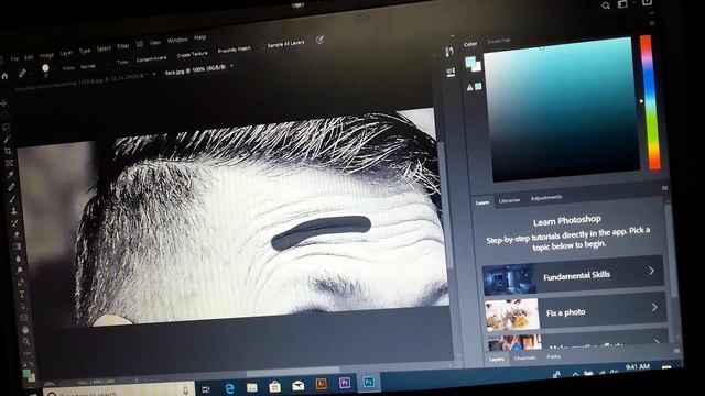 SPOT HEALING BRUSH TOOL PHOTOSHOP смотреть онлайн