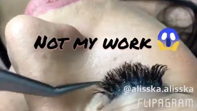 Как выглядит склеены ресницы ??? смотреть онлайн