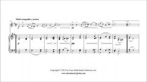 Bohm : Sarabande in G minor - Violin