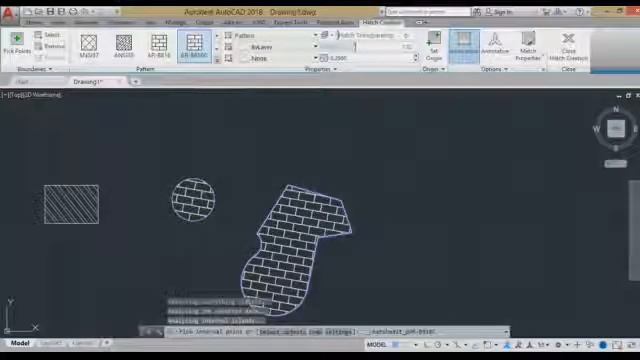 Hatch in AutoCAD смотреть онлайн