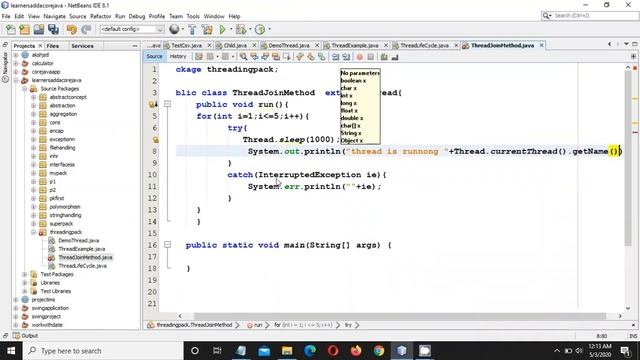 THREADING IN JAVA PART 4 | JOIN IN THREAD смотреть онлайн