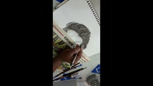 !!how to portrait pencil sketch!! real stick pencil sketch!! смотреть онлайн