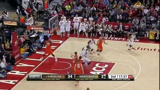 CBB 13/14 #4 Syracuse Orange vs Maryland Terrapins 02/24/14 (Full Game) смотреть онлайн