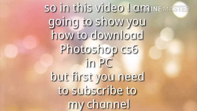 How to download Photoshop cs6 in PC (by harsh edits) Video will come soon смотреть онлайн