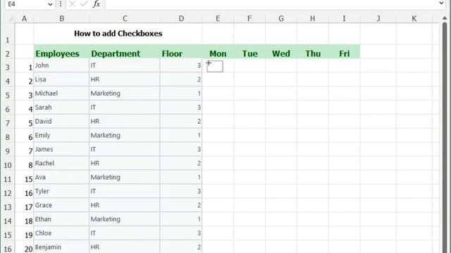 How to add checkboxes in Excel смотреть онлайн