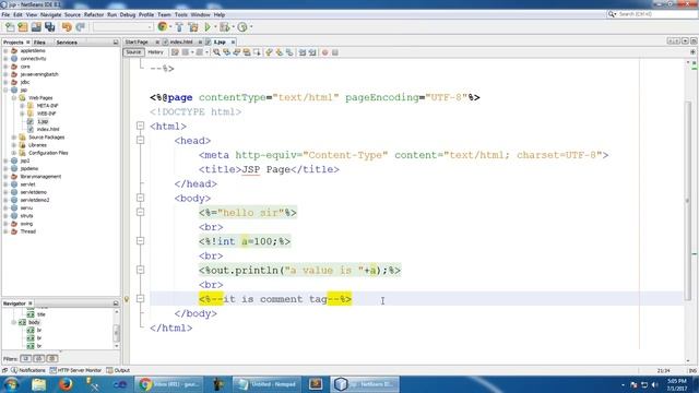 first program in jsp #1 смотреть онлайн