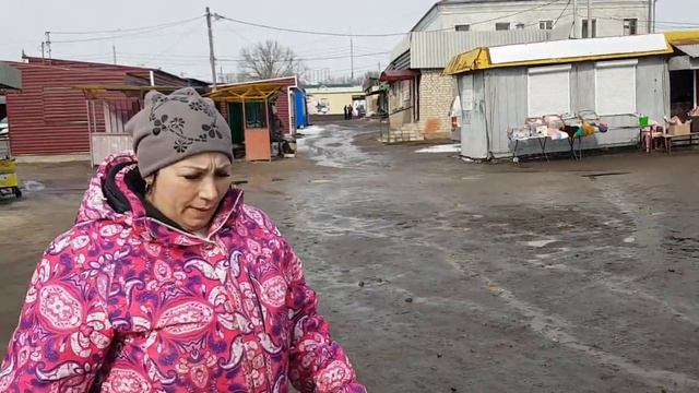 3394 Обзор рынка пгт Кромы рынок автостанция памятник обелиск автовокзал базар посёлок Орловская об