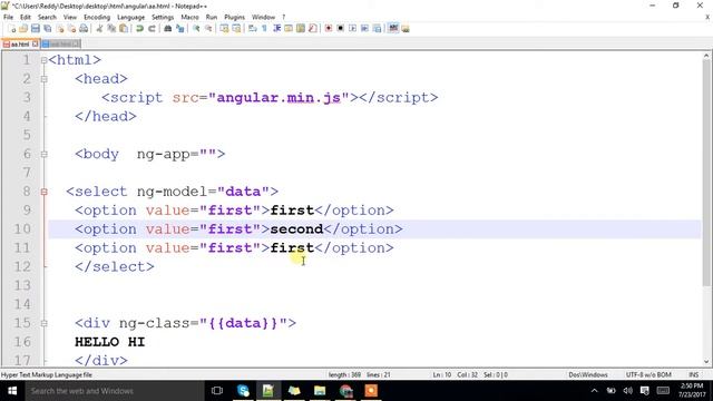 ngClass Directive in Angular JS смотреть онлайн