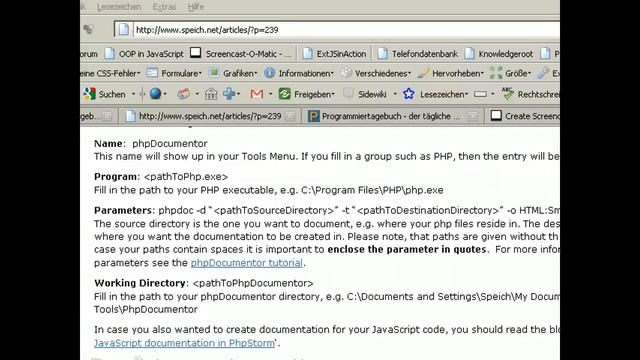 PhpStorm und Phpdocumentor смотреть онлайн