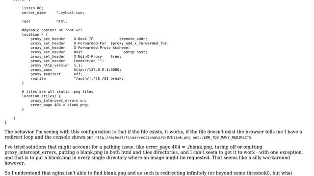 DevOps & SysAdmins: Nginx: too many redirects trying to return a specific 404 image? смотреть онлайн