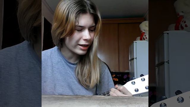 Нервы - Этому городу (ukulele cover by Yuko me) смотреть онлайн
