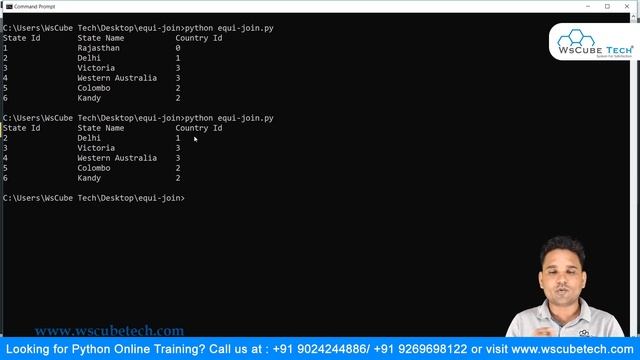 Explain MySql EQUI JOIN with Examples | Python Tutorial for beginners смотреть онлайн