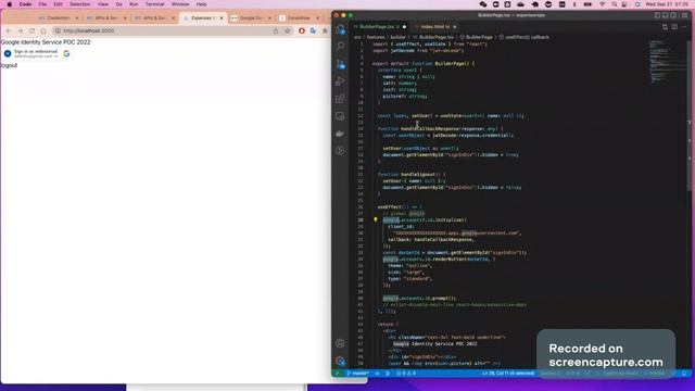 Google Identity Services Login with React and TypeScript смотреть онлайн