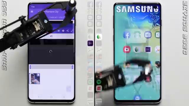 Galaxy S10 (Snapdragon) vs. Galaxy S10 (Exynos) Speed Test смотреть онлайн