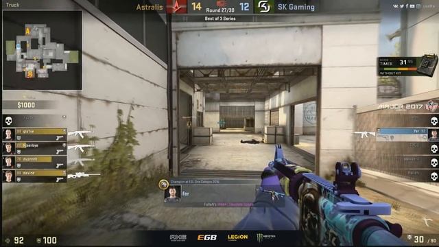 fer -4 vs Astralis. PGL Major смотреть онлайн