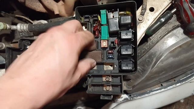 Замена датчика регулятора напряжения Eld Honda Partner